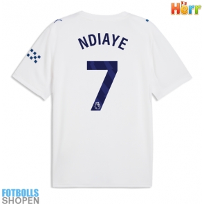 Billiga Manchester City Iliman Ndiaye #7 Tredjeställ 2026-27 Kortärmad